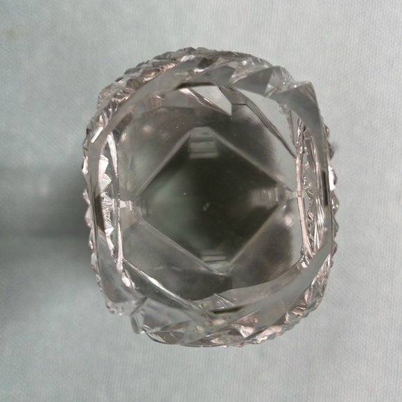 Vintage Carved Glass Knife Rest - Picture 4 of 9